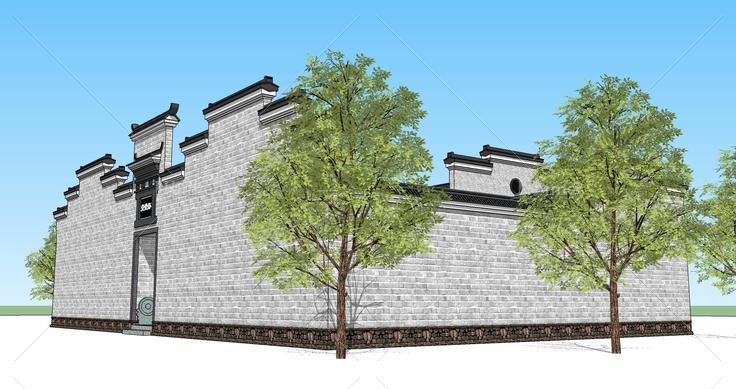 古建会所1(103364)su模型下载