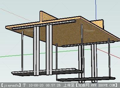 办公桌sketchup模型