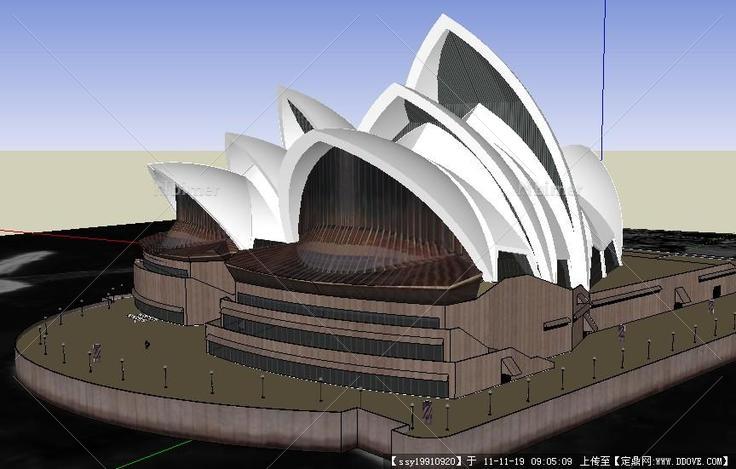 悉尼歌剧院su模型