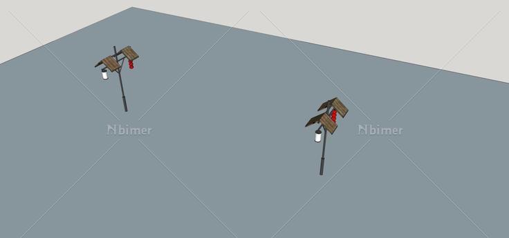 路灯(71411)su模型下载