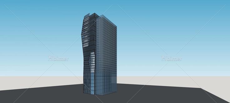 现代高层办公楼(76411)su模型下载