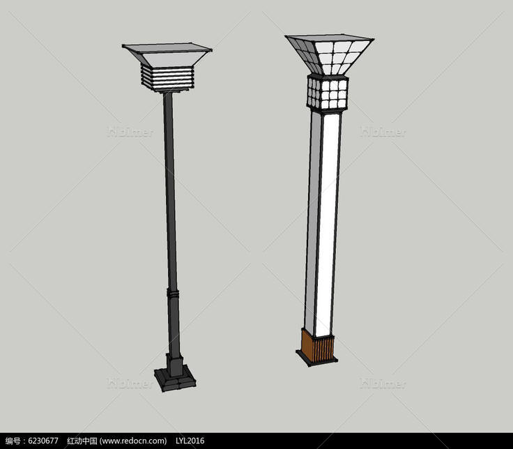 两款斗型灯柱