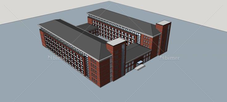教学楼(73933)su模型下载