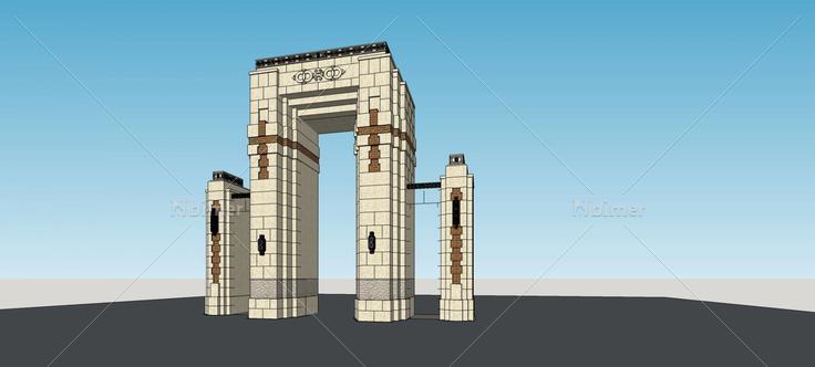 门头(74973)su模型下载