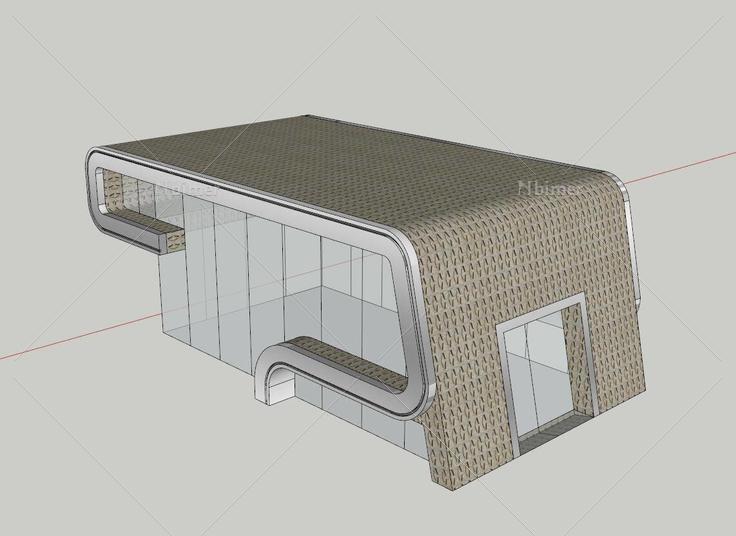 地铁出口(101752)su模型下载