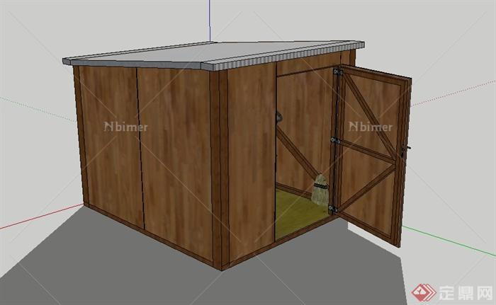 某工具房建筑设计SU模型