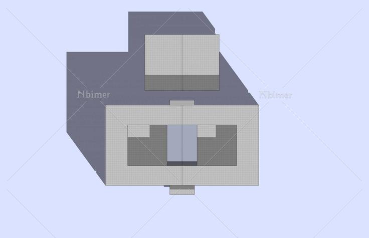 现代多层办公楼(43140)su模型下载