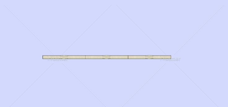 建筑构件--围墙(70125)su模型下载