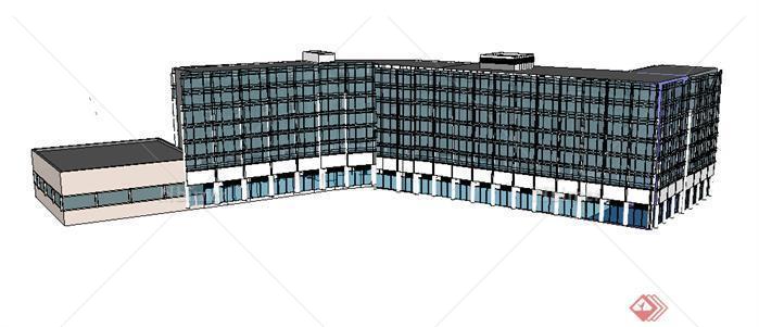 某现代酒店建筑设计方案SU模型27