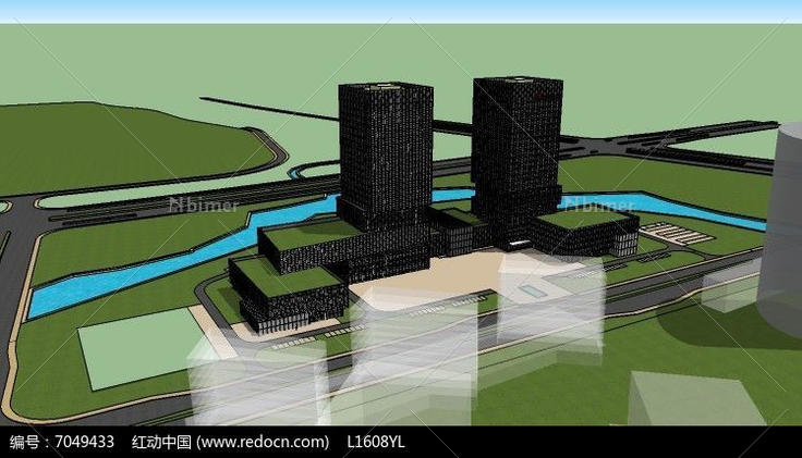 某购物商城建筑模型