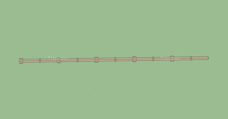 建筑构件-围墙(69527)su模型下载