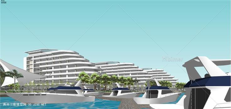 游艇中心酒店办公规划方案一20121221su模型