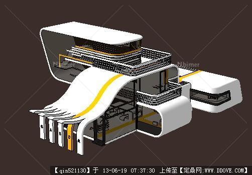 su精品 很现代的一个会所模型