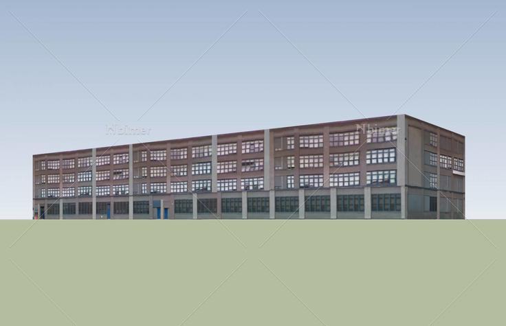 学校--教学楼(38066)su模型下载