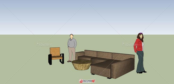 新做的两个室内家具模型，升级啊、、、