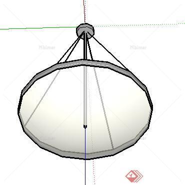 设计素材之室内灯具设计方案SU模型素材14