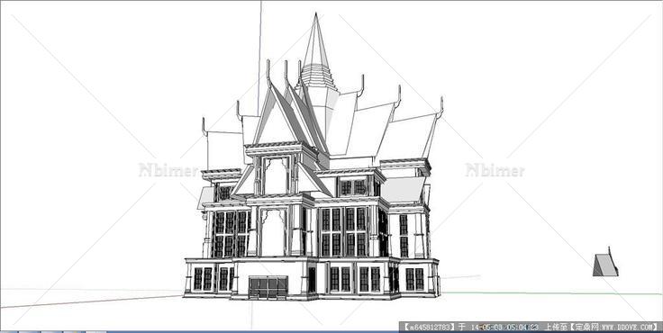 Sketch Up 精品模型---商业建筑模型