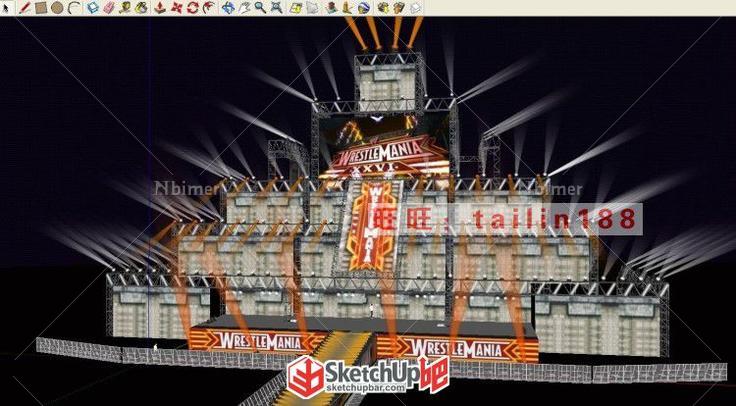 SketchUp舞台设计模型100例