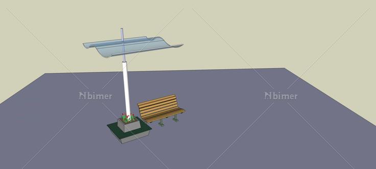 景观小亭(71789)su模型下载