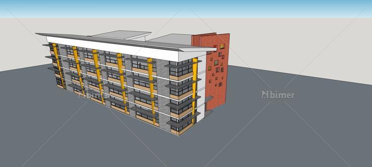 教学楼(78295)su模型下载