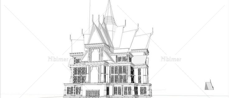 Sketch Up 精品模型---商业建筑模型