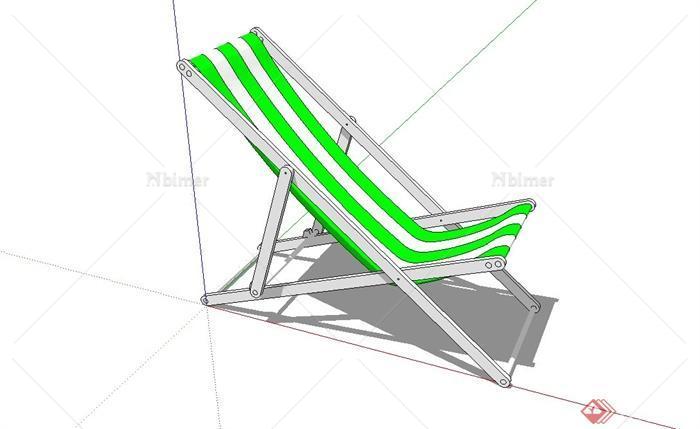 某太阳椅设计SU模型