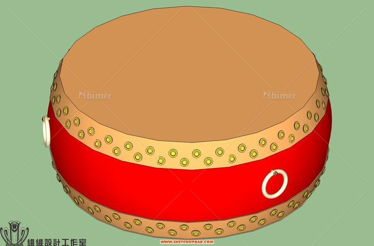 【抛砖引玉】自己做的中式鼓