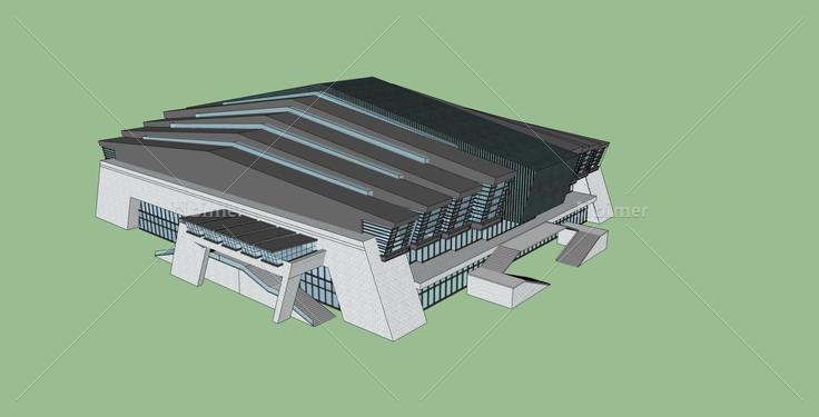 体育馆(35709)su模型下载