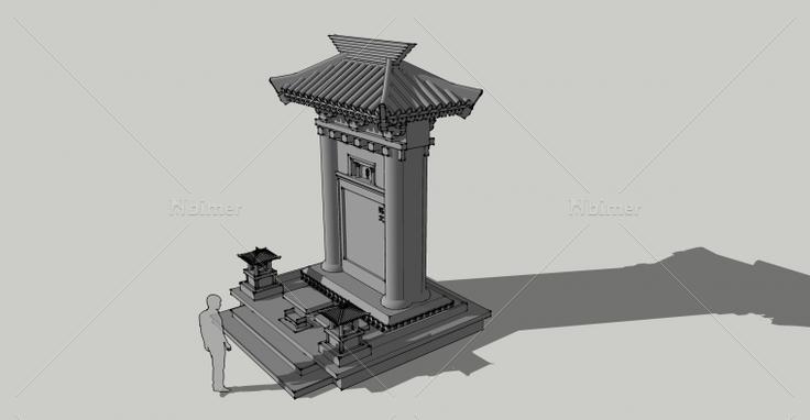 来个重口味的——汉风墓碑，手工打造就差名字了