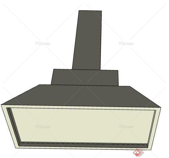 一个吸烟器厨卫设施设计SU模型
