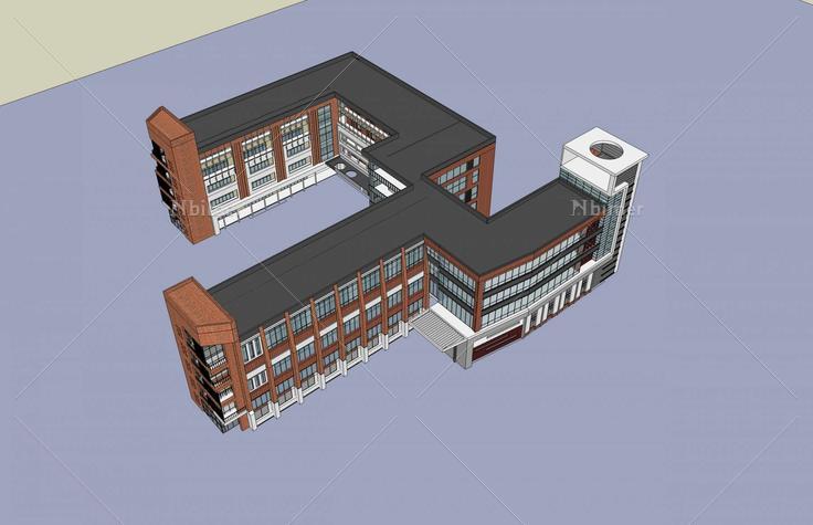 教学楼(48639)su模型下载