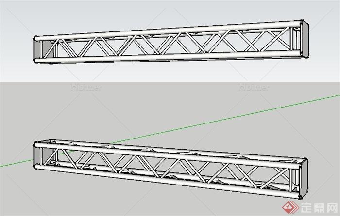 桁梁桁架su模型[原创]