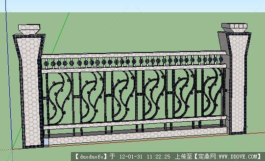 su 围墙模型