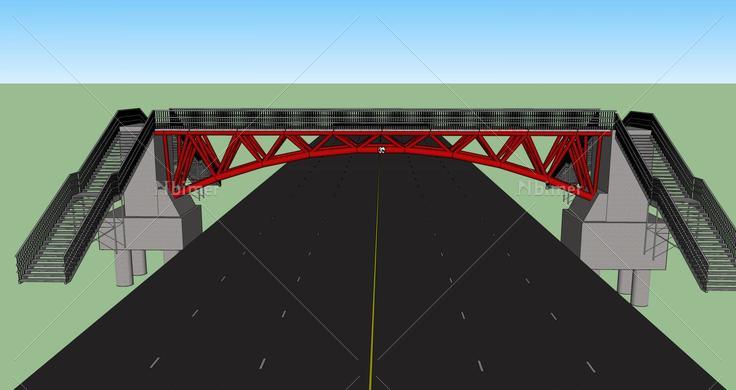 桥梁-加结构(140943)su模型下载