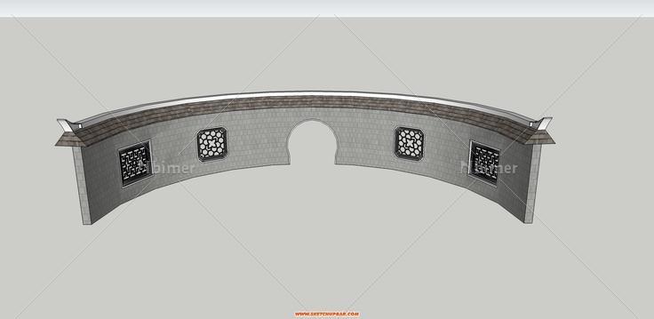 3dmax怎么画弧形墙面图片