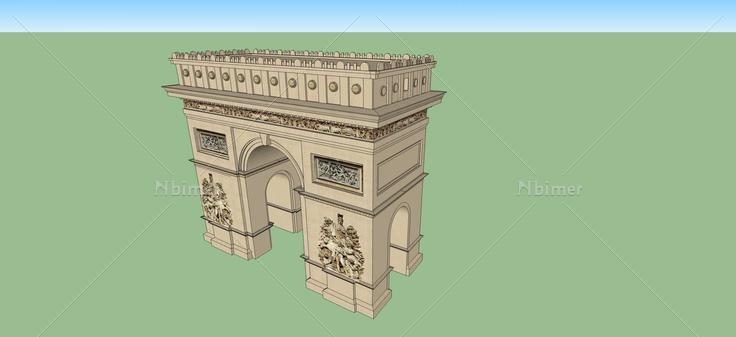 凯旋门(44646)su模型下载
