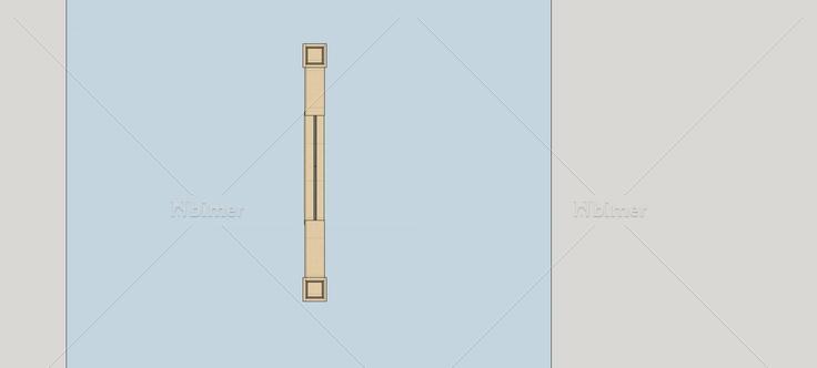 围墙护栏(73994)su模型下载