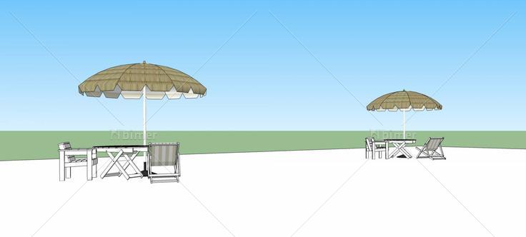 露天座椅(75343)su模型下载