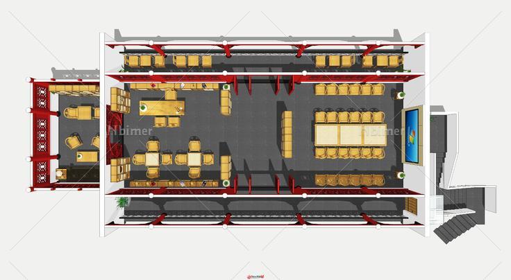 中式现代展馆会所。原创方案，请朋友支持，给宝