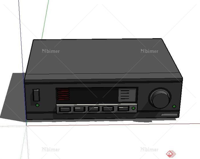 一台CD机设计SU模型