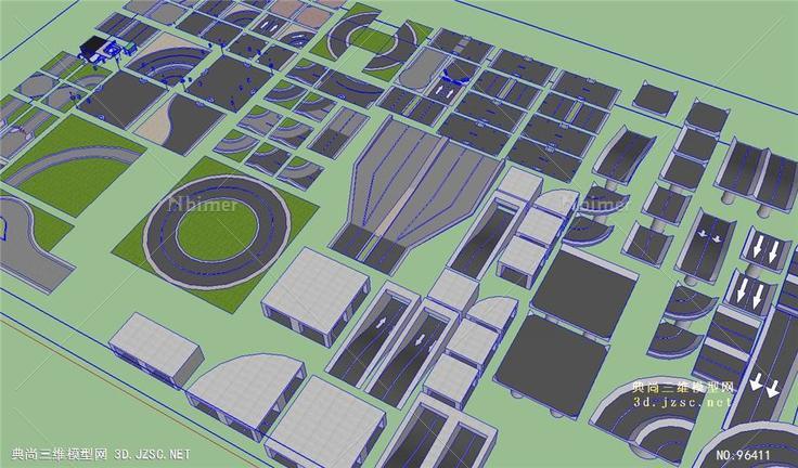 交通建筑道路天桥地道模型整理