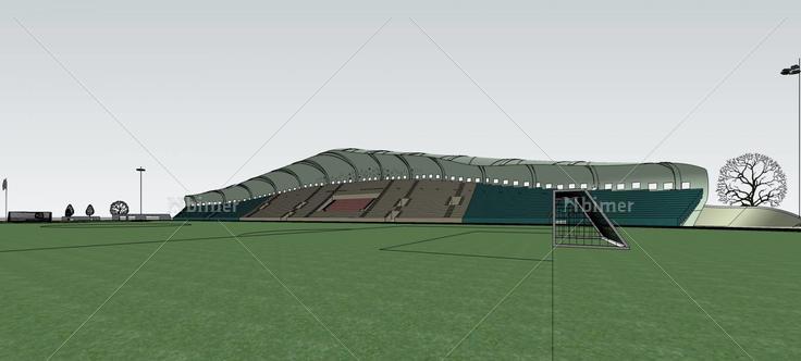 体育馆+运动场(78977)su模型下载