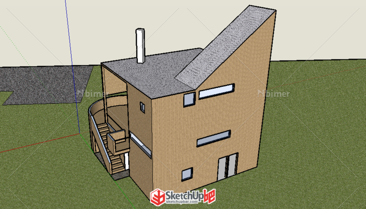 格瓦斯梅 格瓦斯梅住宅及工作室模型分享