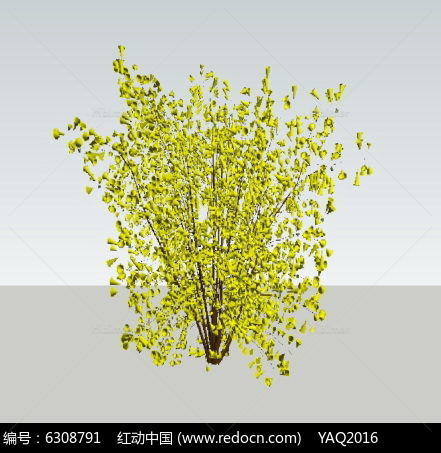 花灌木SU模型