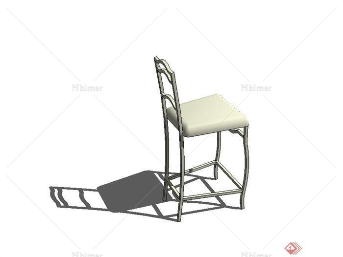 某现代风格高角座椅设计su模型[原创]
