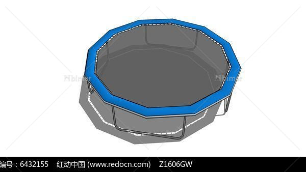 室外弹跳床模型