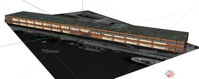 布里斯托尔工业博物馆建筑设计SU模型