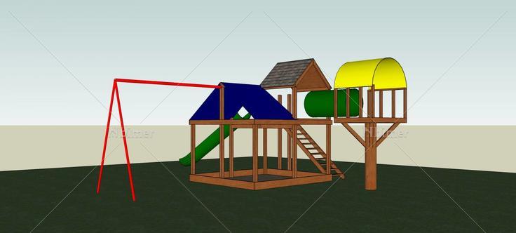 儿童游乐设施(74868)su模型下载