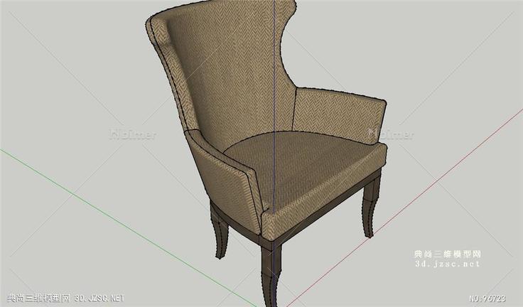 酒店的椅子SU模型设计