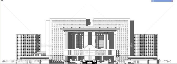 新疆某军区办公楼方案办公楼